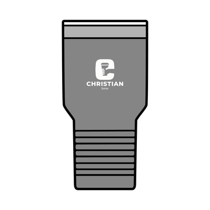 Personalized 30oz Insulated Tumbler - Christian Brew Design