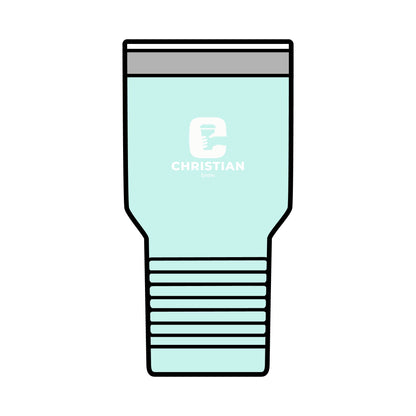 Personalized 30oz Insulated Tumbler - Christian Brew Design