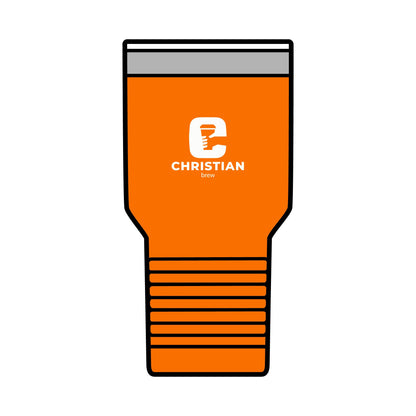 Personalized 30oz Insulated Tumbler - Christian Brew Design
