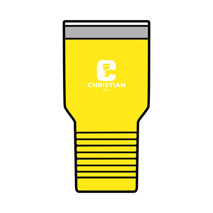 Personalized 30oz Insulated Tumbler - Christian Brew Design