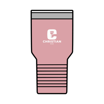 Personalized 30oz Insulated Tumbler - Christian Brew Design