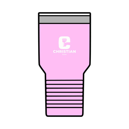 Personalized 30oz Insulated Tumbler - Christian Brew Design