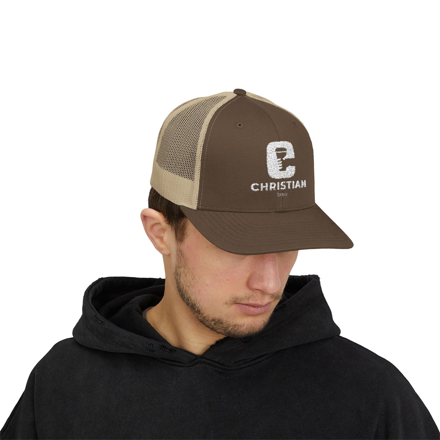 Christian Brew Snapback Trucker Cap - Stylish & Comfortable Hat for Everyday Wear